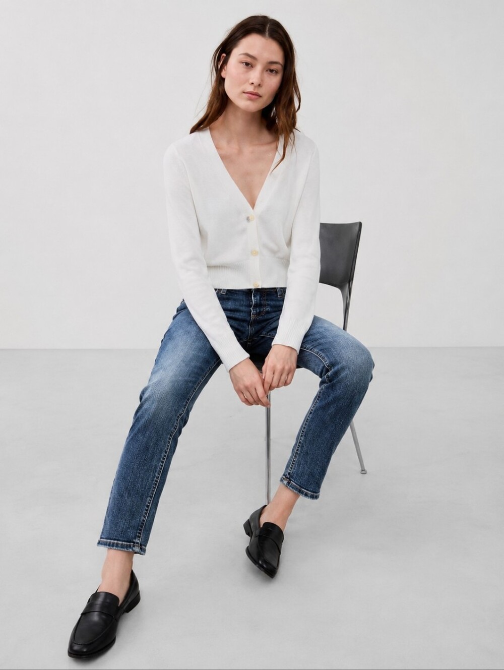 ❤ BANANA REPUBLIC GIRLFRIEND FIT JEANS, 4P (27 PETITE)